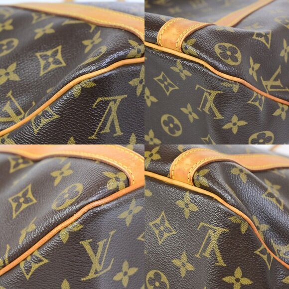 LOUIS VUITTON Sac Shopping Shoulder Tote Bag Monogram Leather - Picture 7 of 15